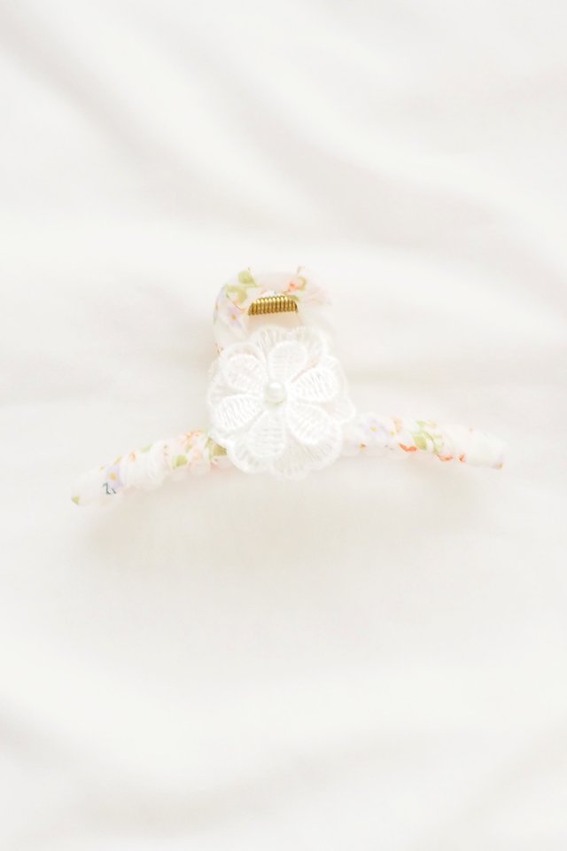 11cm | Floralily Claw Clip in Pink 