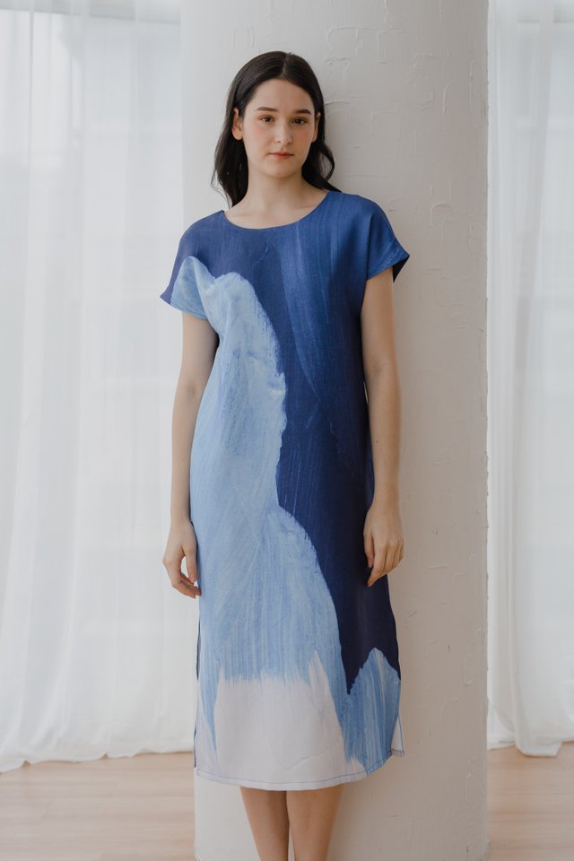 Reversible Dress in Azure