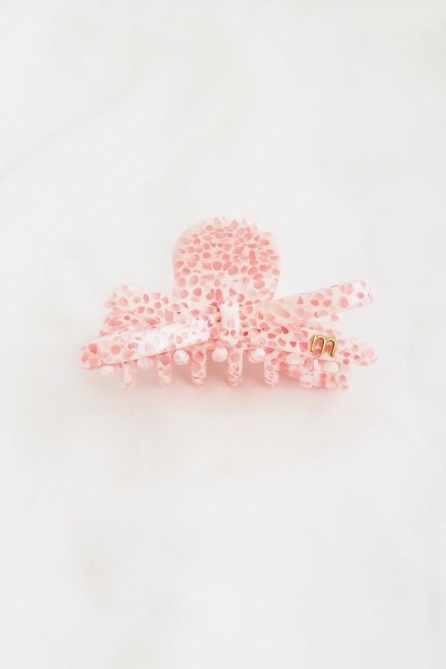 Sweet Bow Claw Clip in Coral