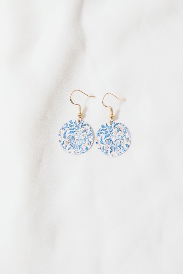 Mini Oriental Earrings in Fleur