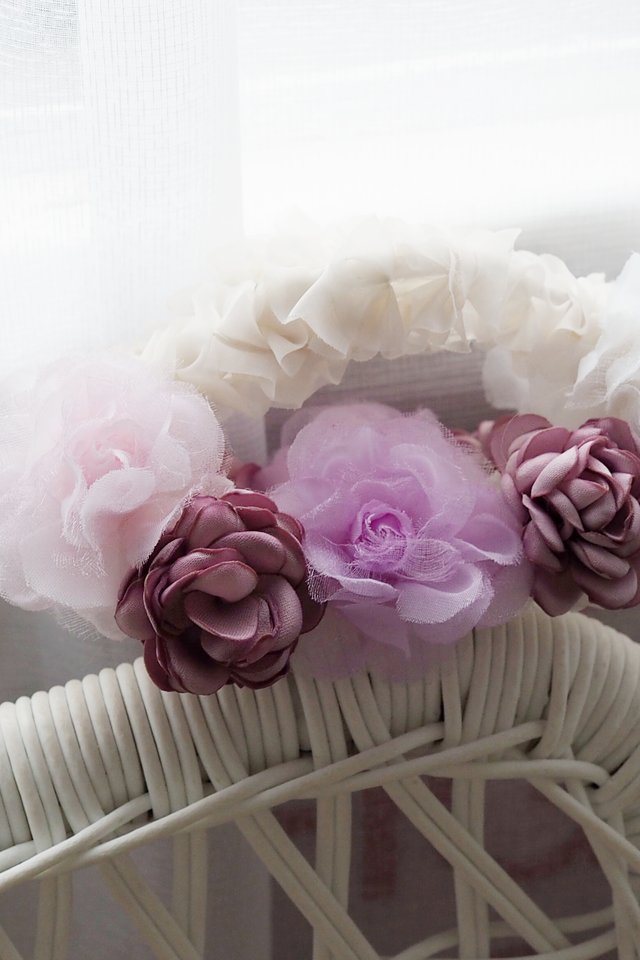 13cm | Violet Flower Claw Clip