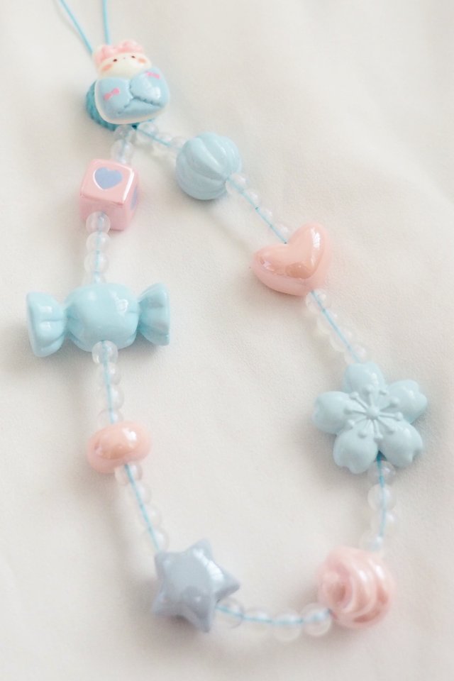 Cute Phone Strap in Blankie Bunny