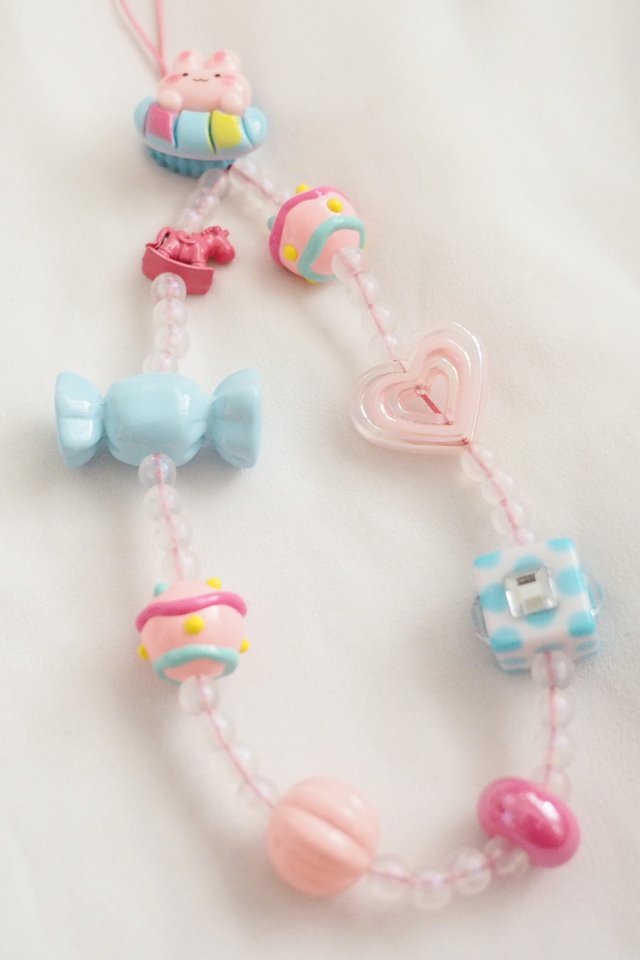 Cute Phone Strap in Floatie Bunny