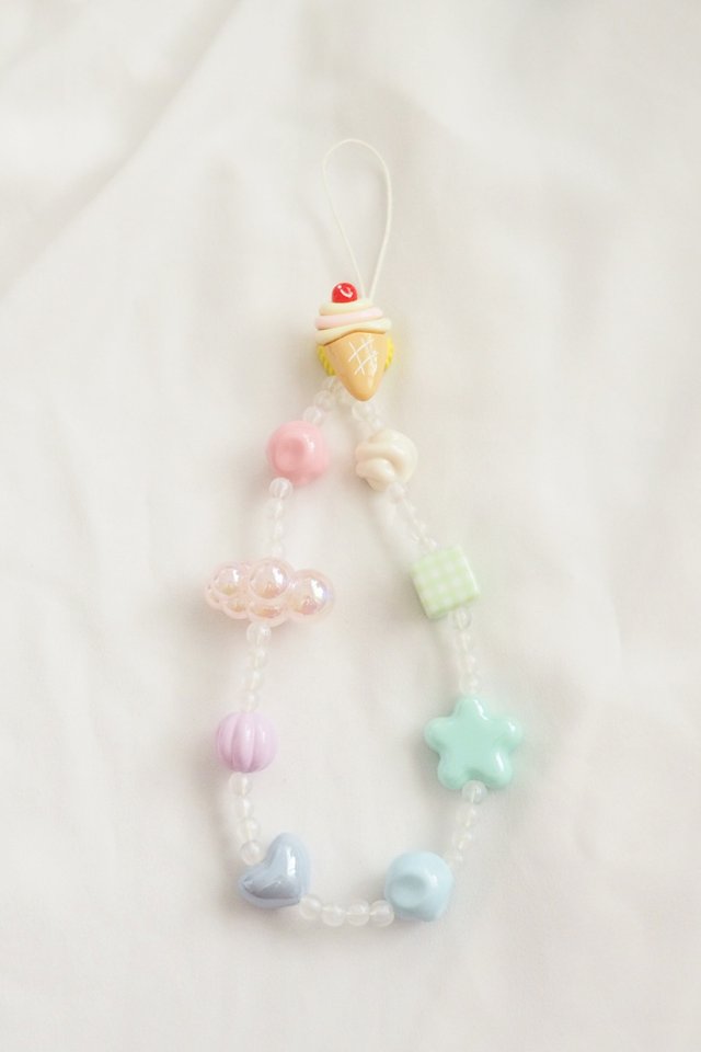 Cute Phone Strap in Ice Cream 