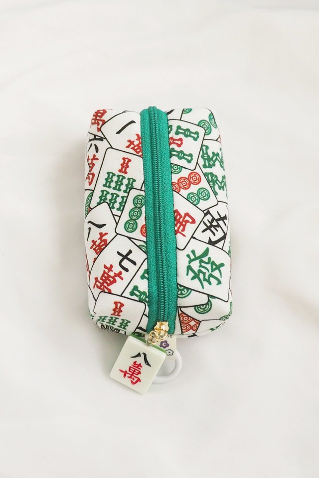 Small Pouch in White Mahjong
