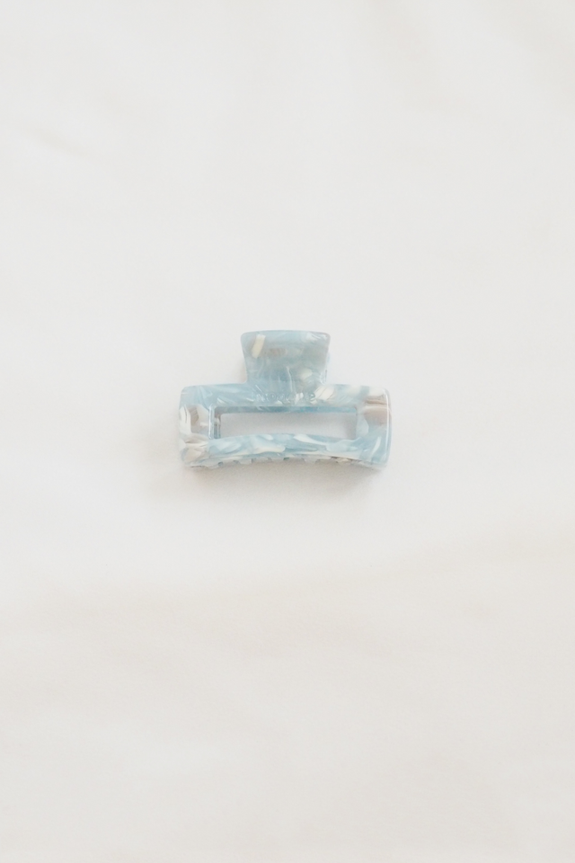 Mini Rectangle Claw Clip in Sky