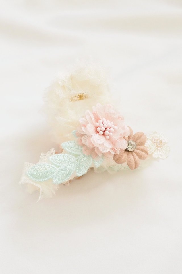 9cm | Adrienne Flower Claw Clip