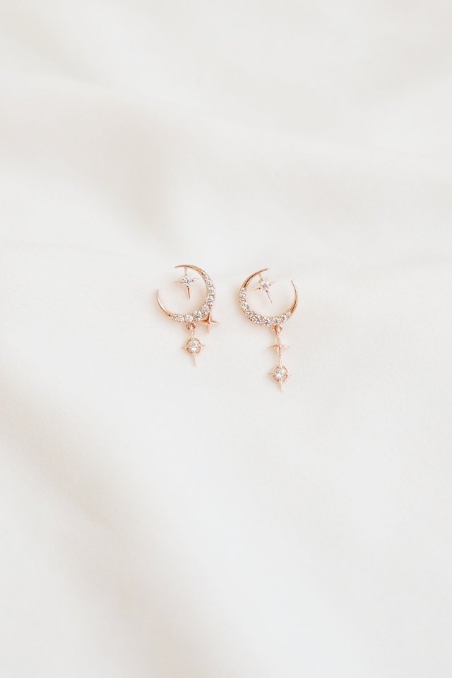 Constellation Earstuds in Rose Gold