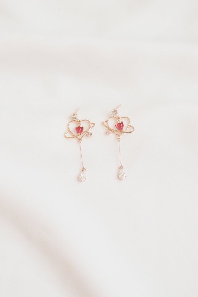 Heartopia Earstuds in Rose Gold