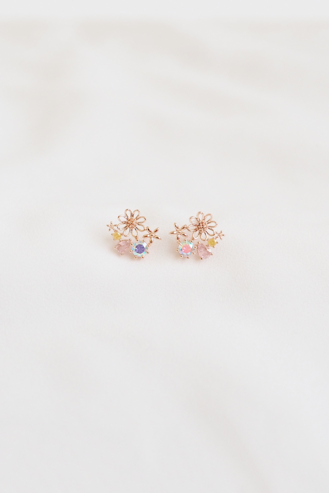 Cecil Earstuds in Rose Gold