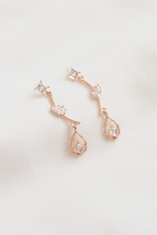 Little Gems Earstuds in Rose Gold