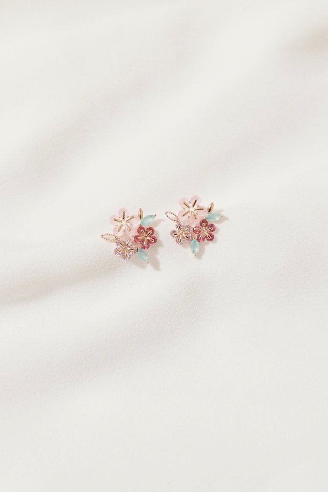 Floret Earstuds in Rose Gold