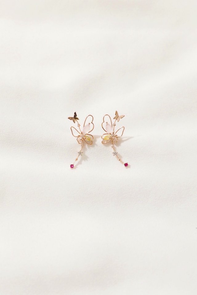 Nabi Earstuds in Rose Gold