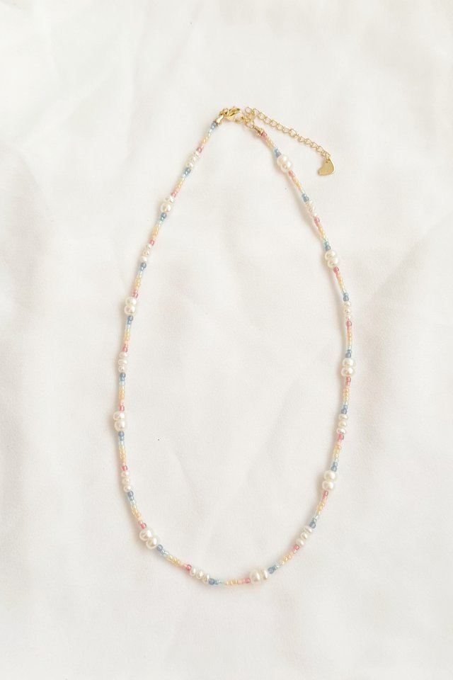Belle Colourful Pearl Necklace