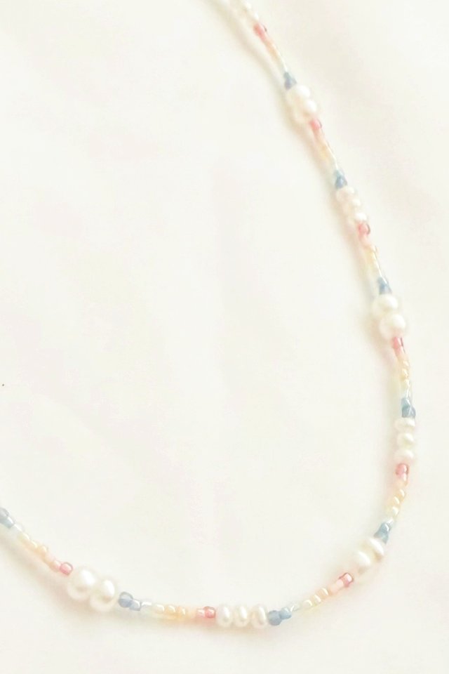 Belle Colourful Pearl Necklace