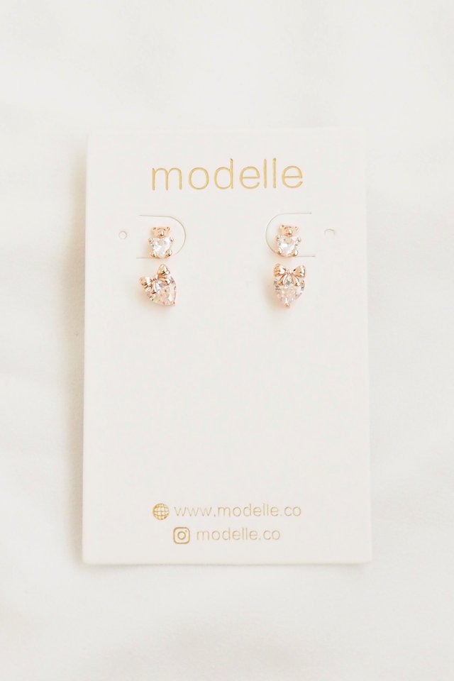 Dainty Studs Set D in Rose Gold