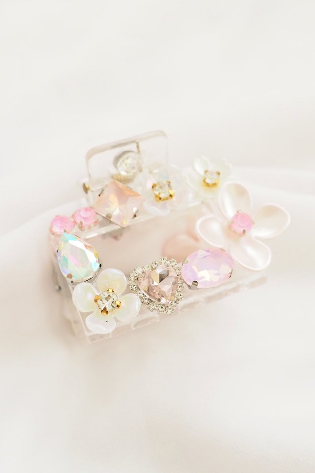 Fancy Medium Rectangle Claw Clip in H