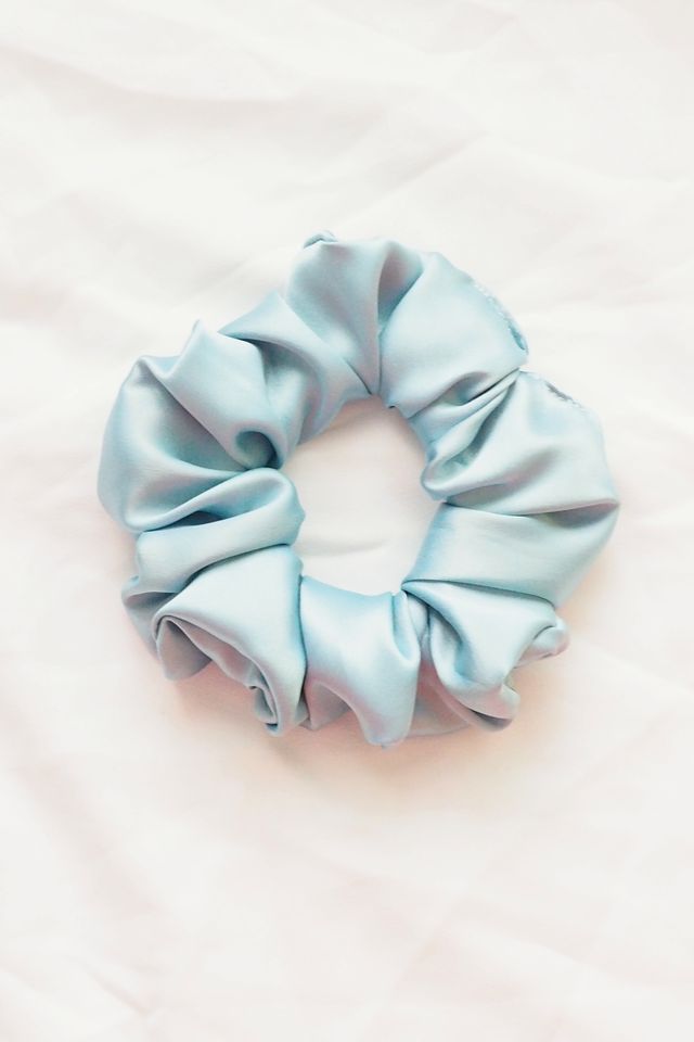 Scrunchie in Satin Turquoise
