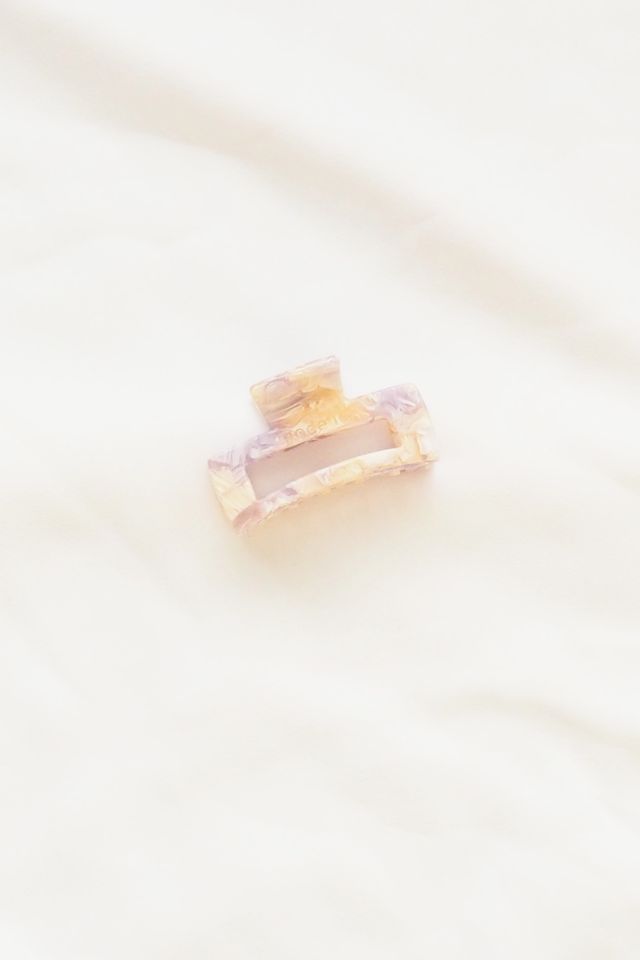 Mini Rectangle Claw Clip in Creamy Lilac